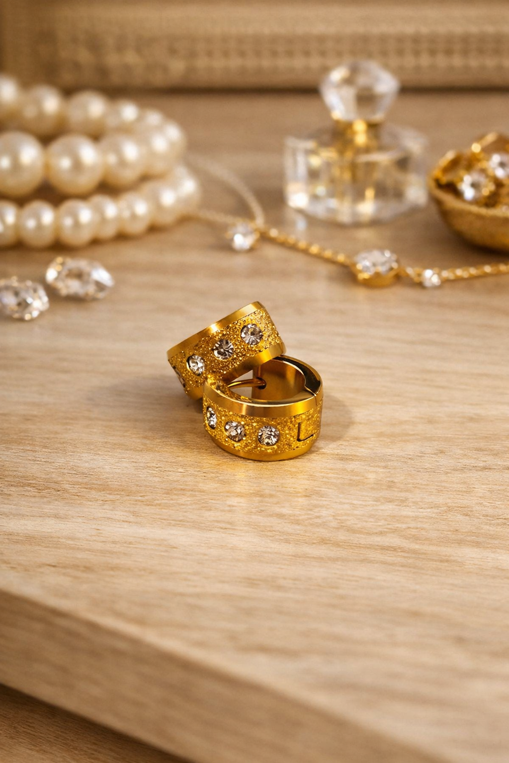 Gold-tone stainless steel