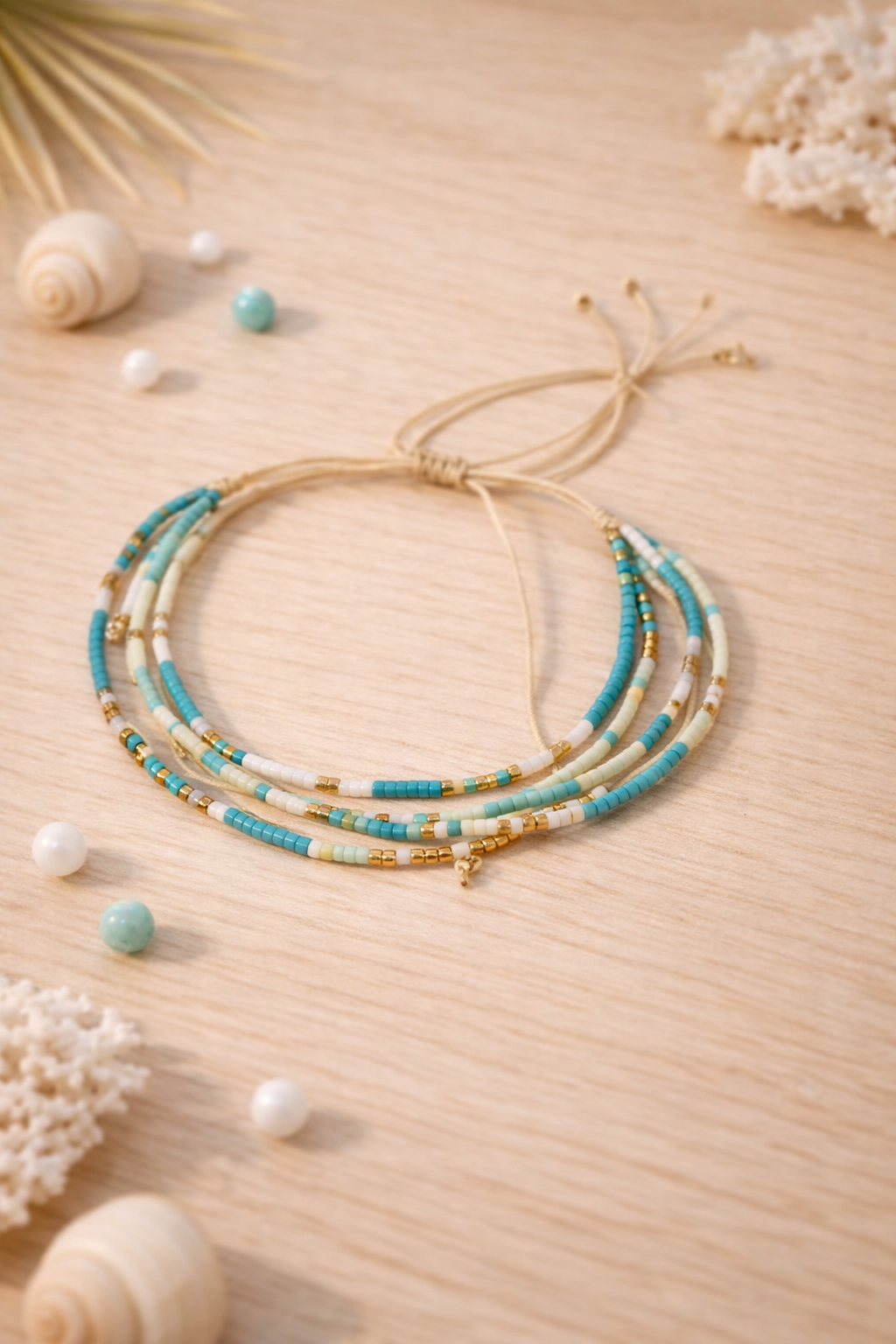 Turquoise Boho Layered Bracelet