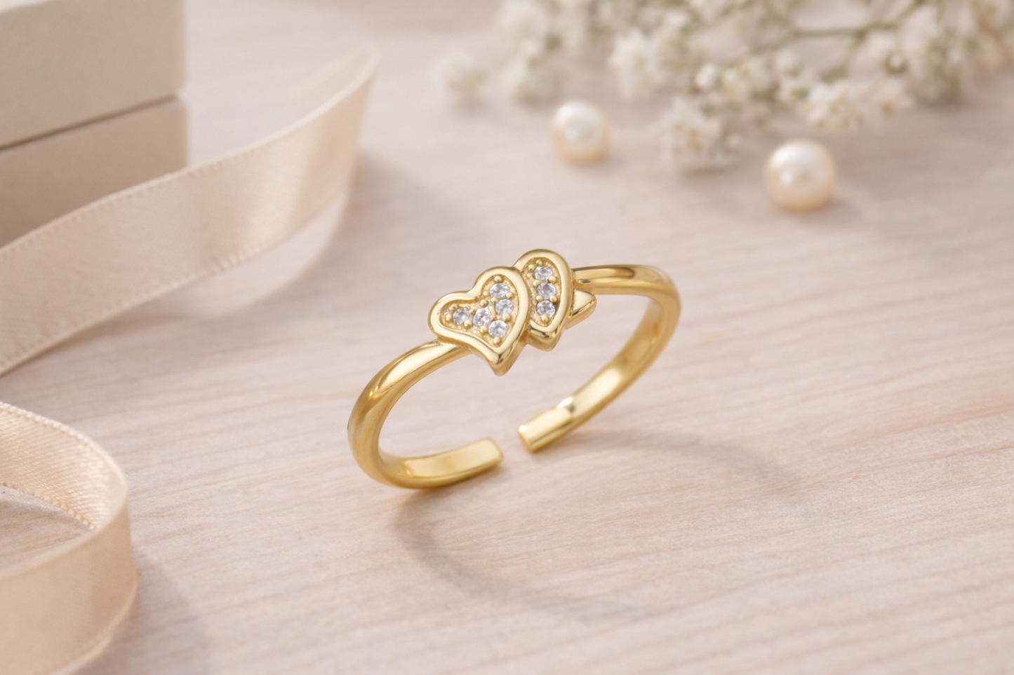 Ring For Women Open Adjustable Stainless Steel