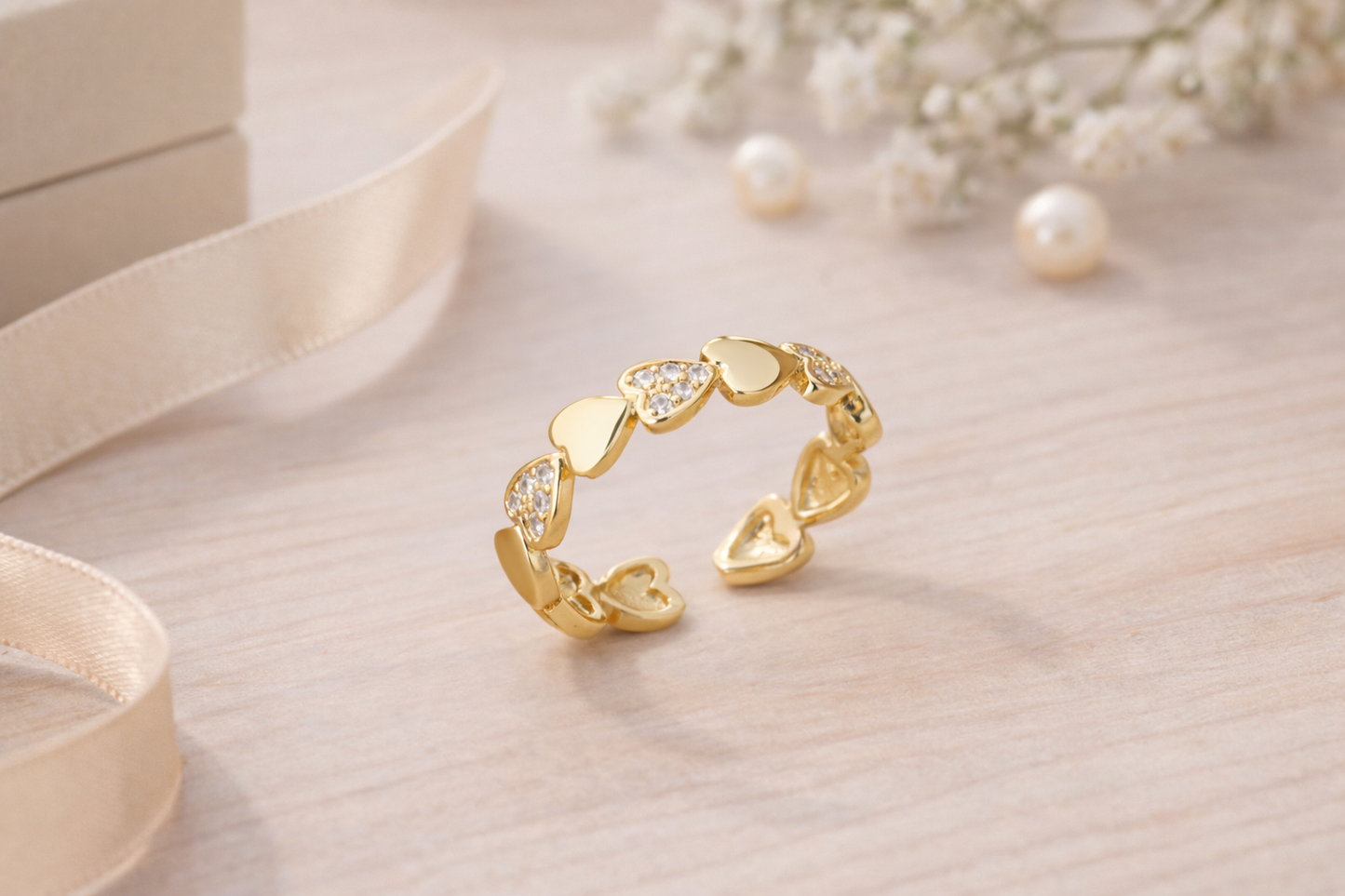Ring For Women Open Adjustable Stainless Steel