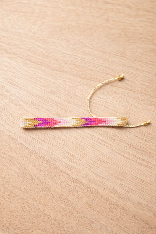 Elegant Handcrafted Beaded Bracelet