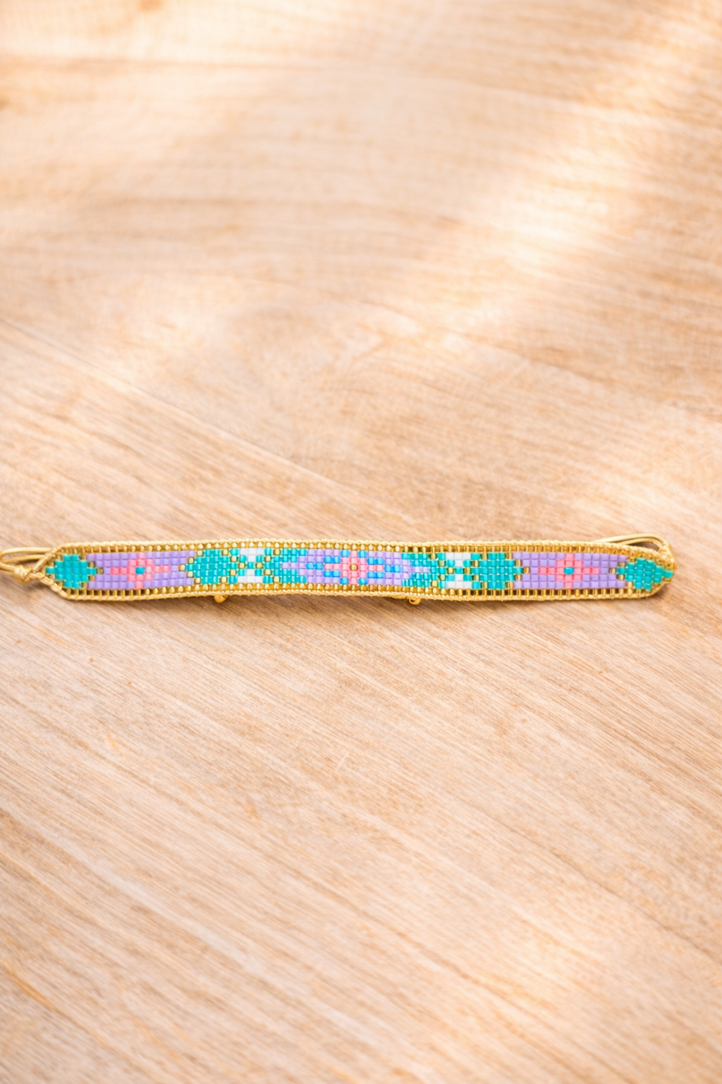 Colorful Handwoven Beaded Bracelet