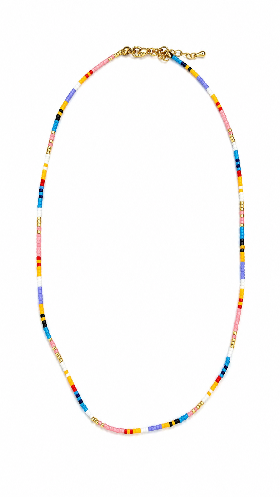 Delicate Multicolor Beaded Necklace