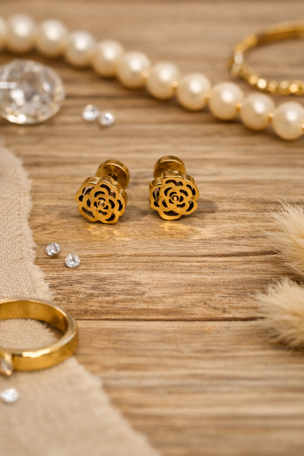 Cute Crystal Stud Earrings