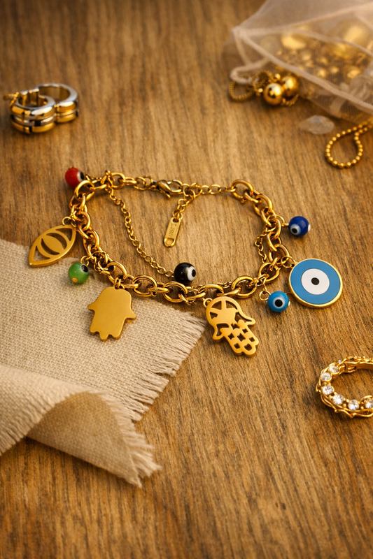 Evil Eye Charm Bracelet
