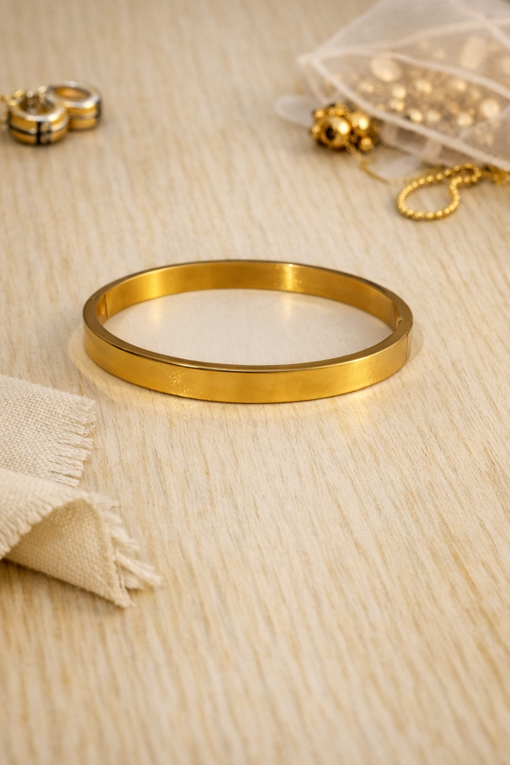Classic Gold Bangle Bracelet