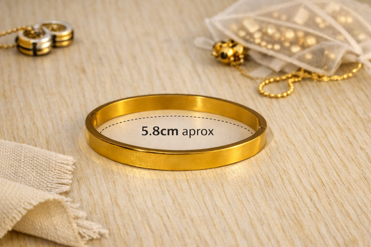 Classic Gold Bangle Bracelet