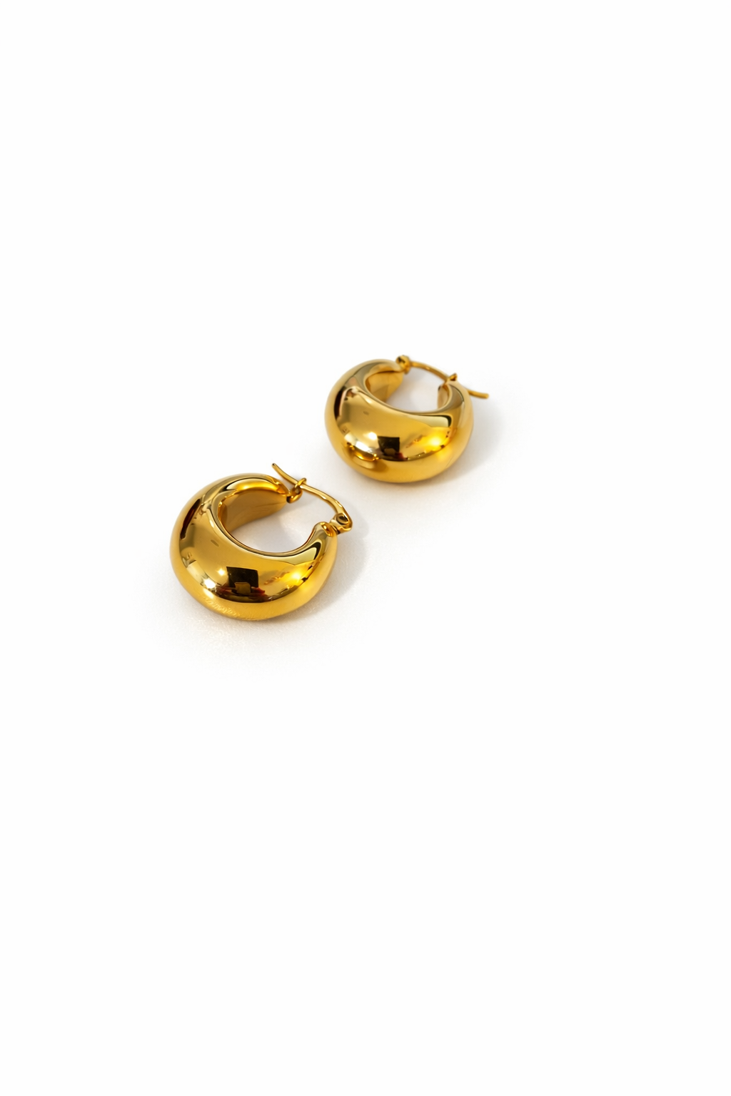 Luxe Gold Bold Hoops