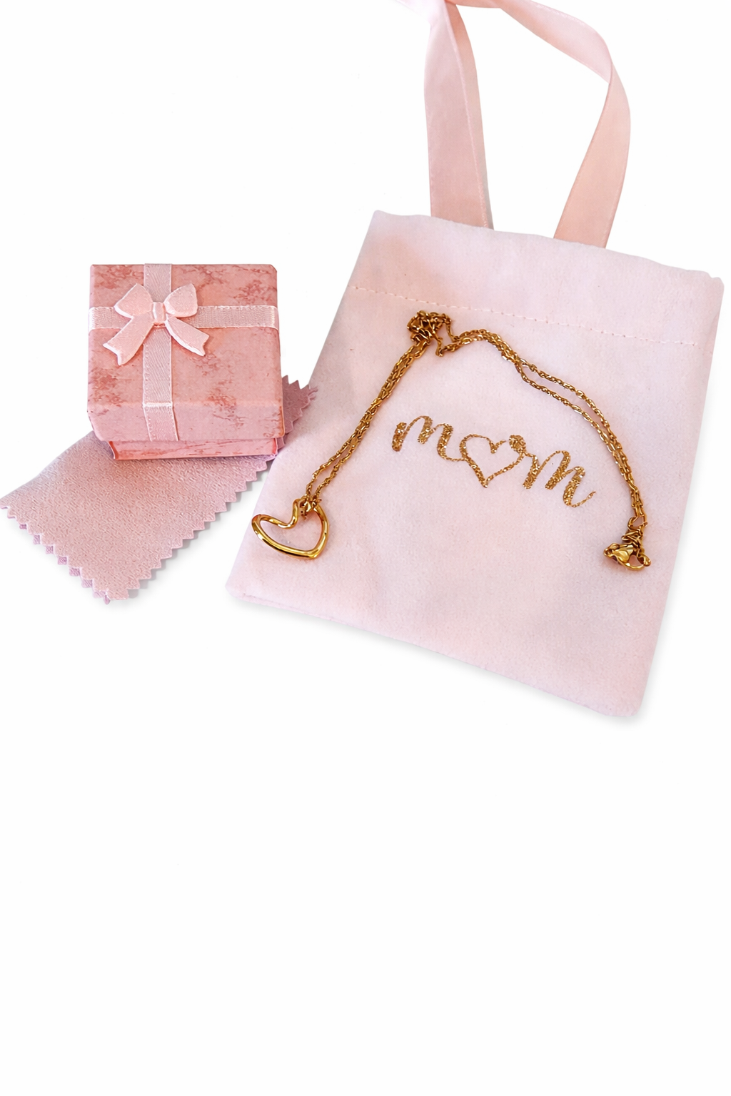 Open Heart Gold Necklace
