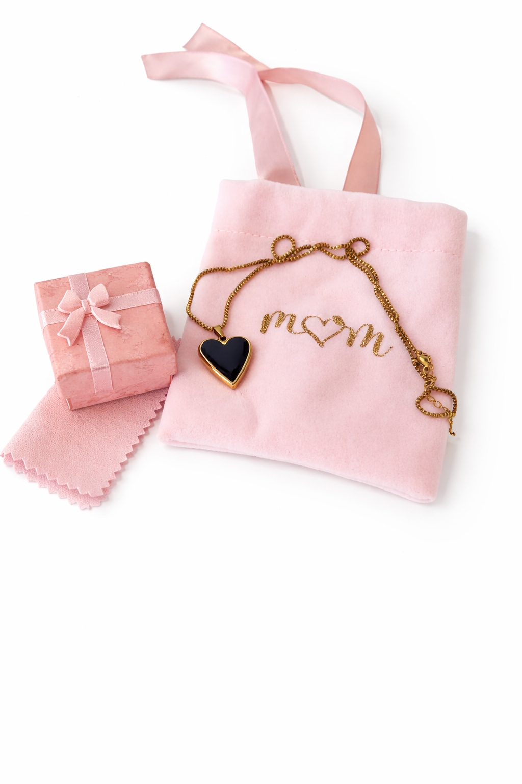 Midnight Heart Necklace