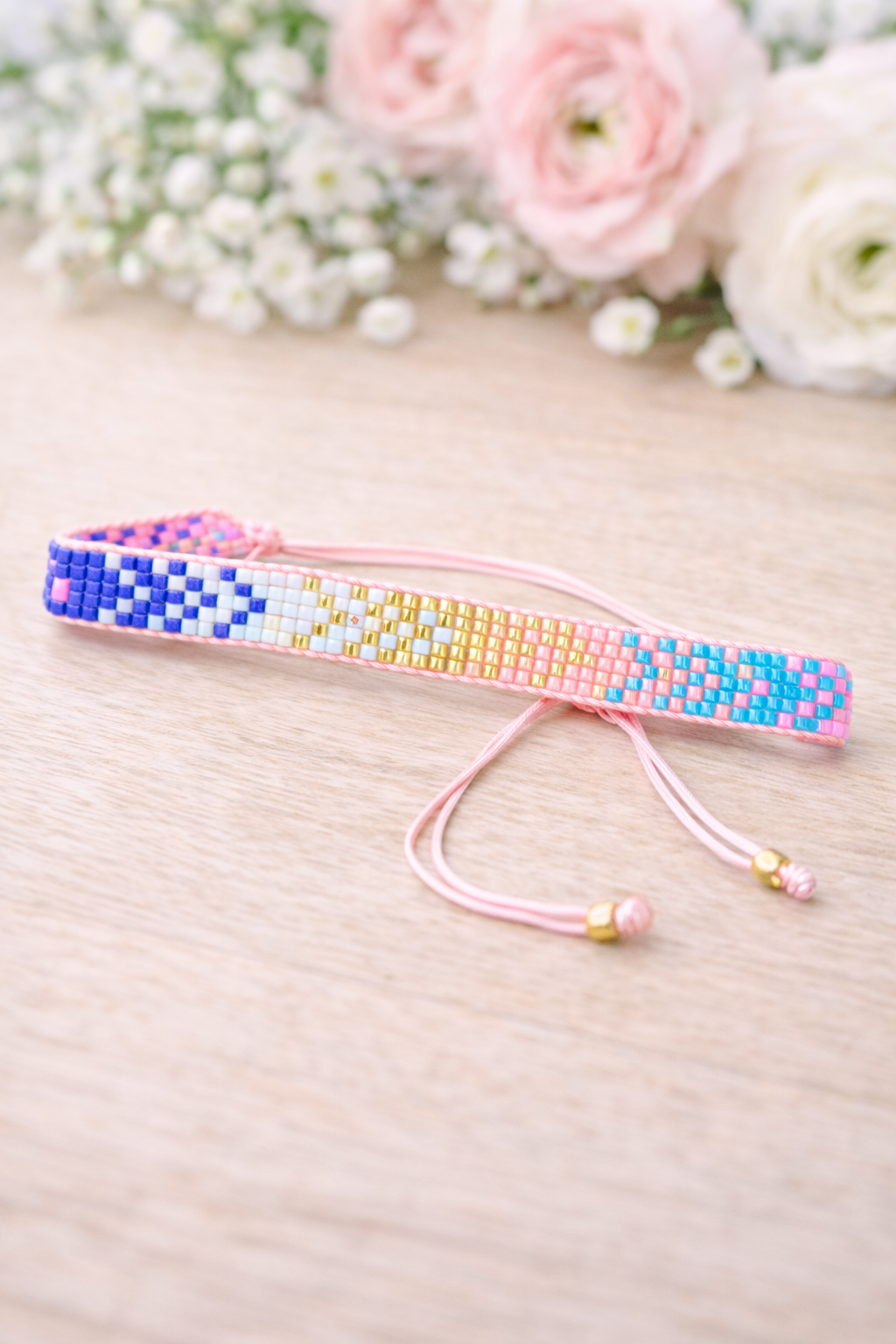 Bohemia Rice bead bracelet Triangle Arrow  Rainbow.