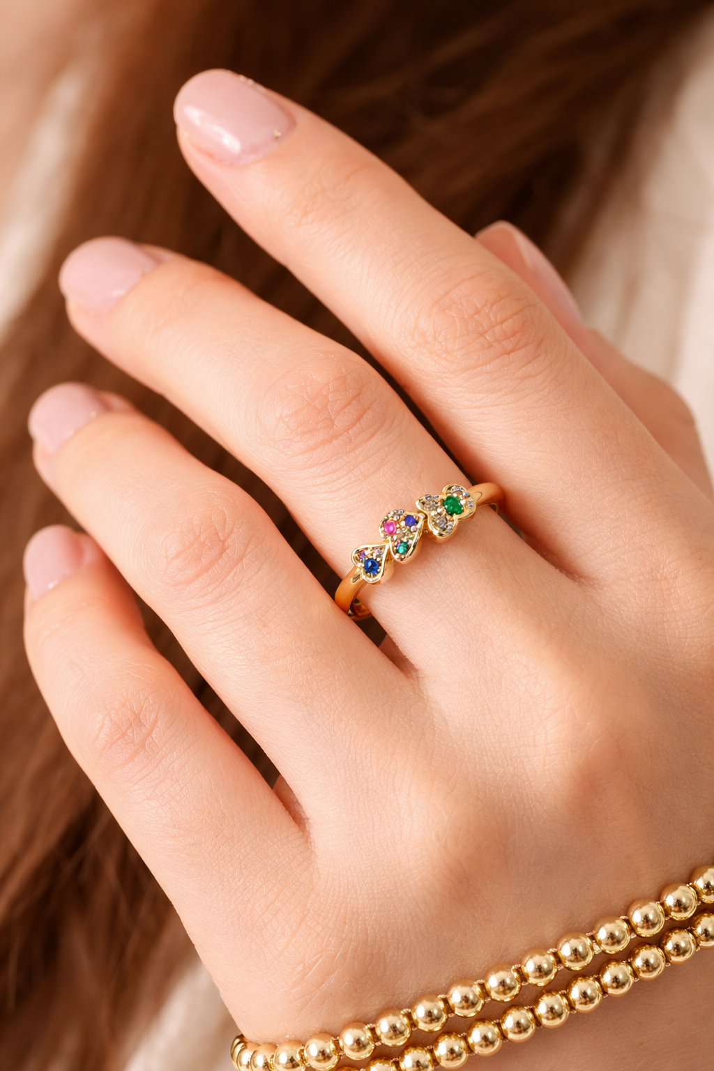 Ring For Women Open Adjustable Stainless Steel