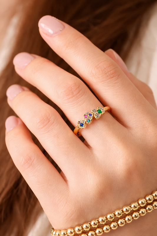 Ring For Women Open Adjustable Stainless Steel