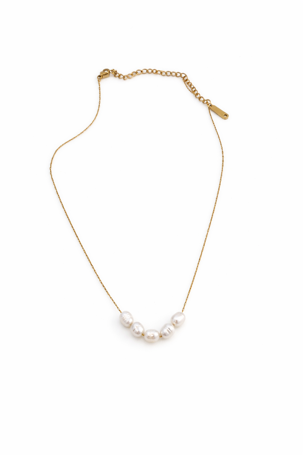 Stainless Steel Necklace for Women Gold thin