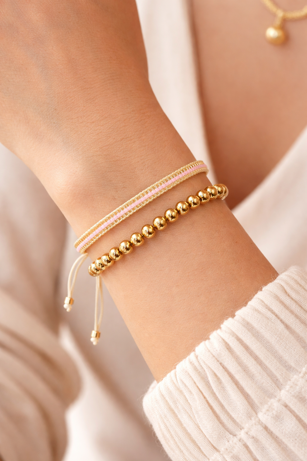 Elegant Handwoven Adjustable Bracelet