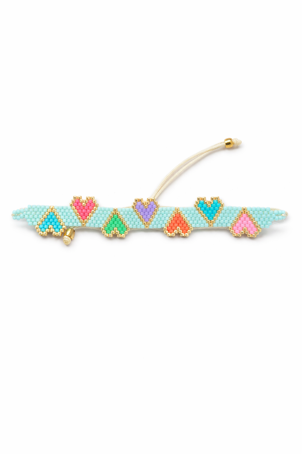 Colorful Handwoven Beaded Bracelet