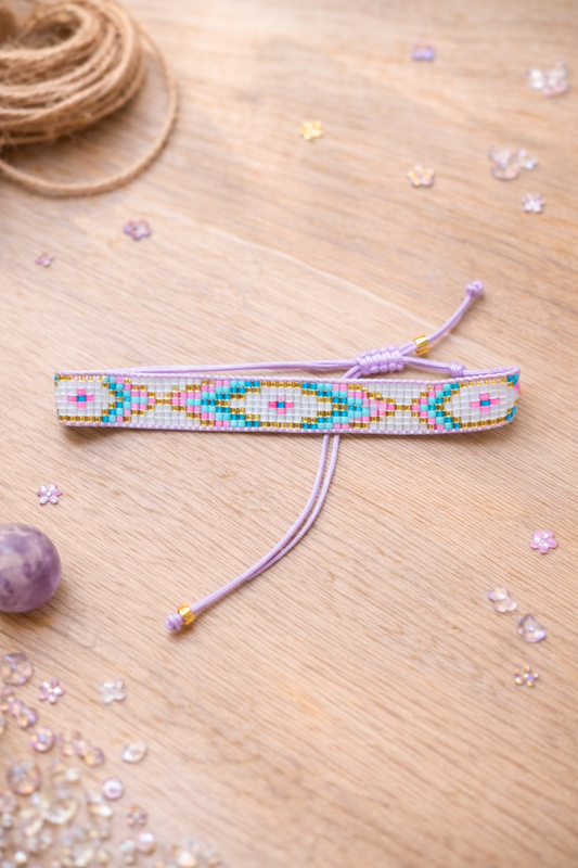 Rice bead bracelet Geometry Flower Eyes Triangle