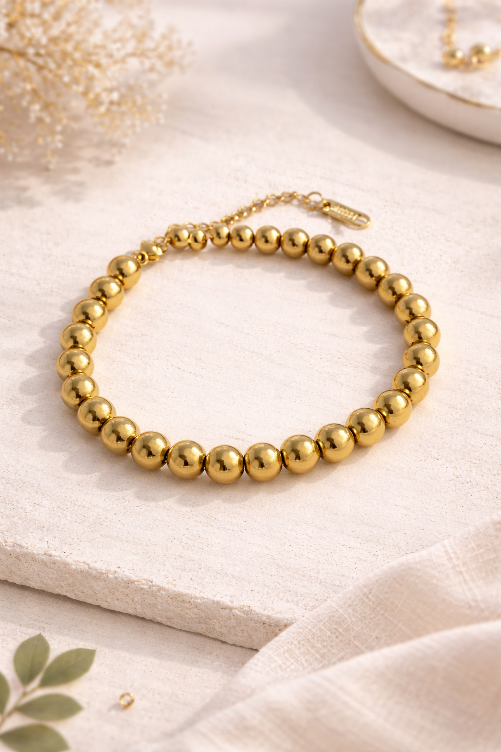 Stainlees Style Beaded Bracelet