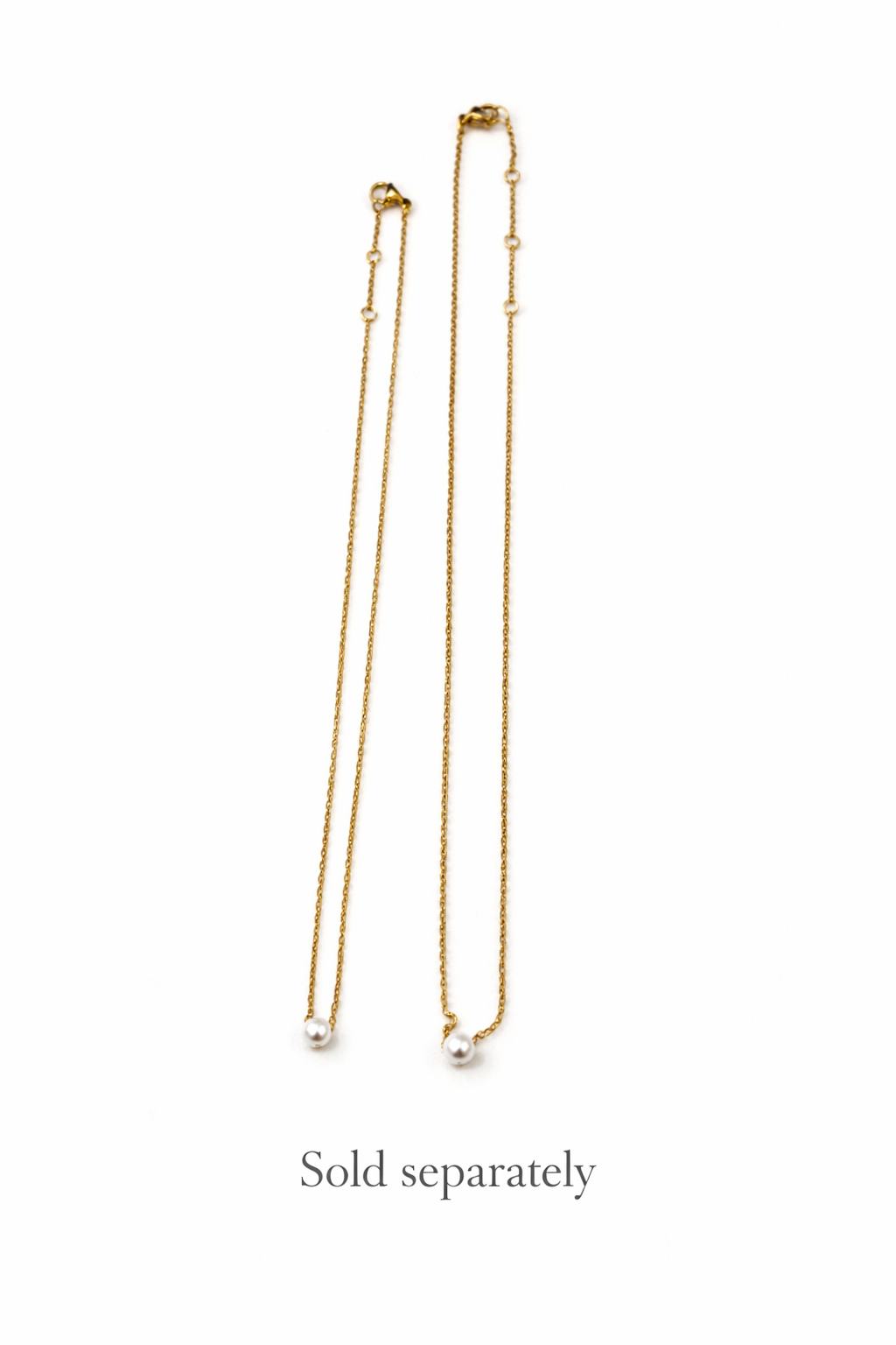 Stanlee StylePearl Minimal Necklace (long)