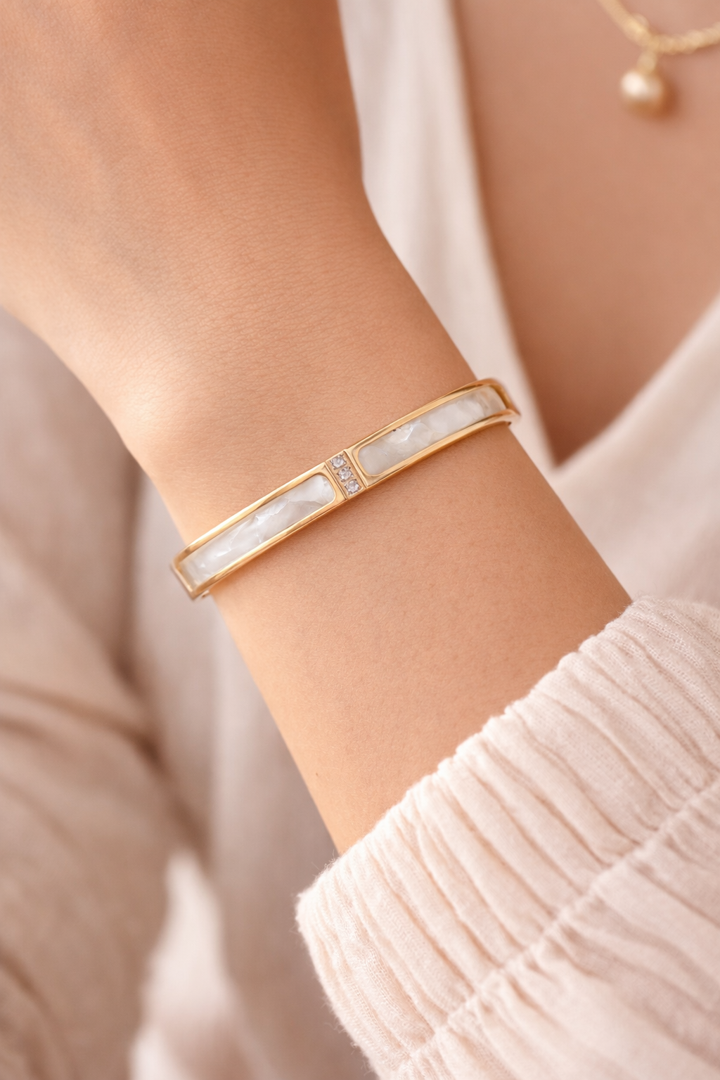 Stainless Steel Sparkling  Bangles
