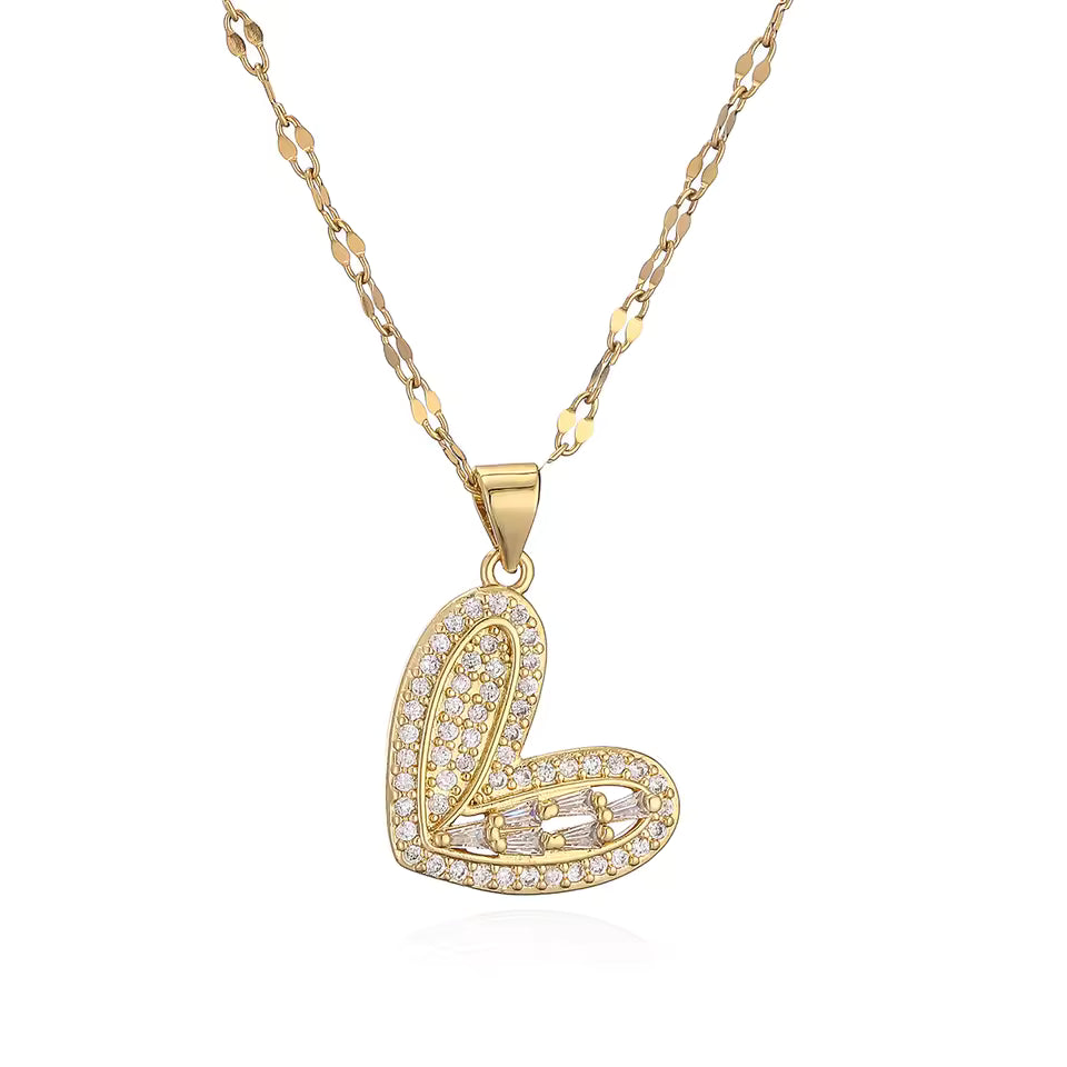 Golden Heart Radiance Necklace
