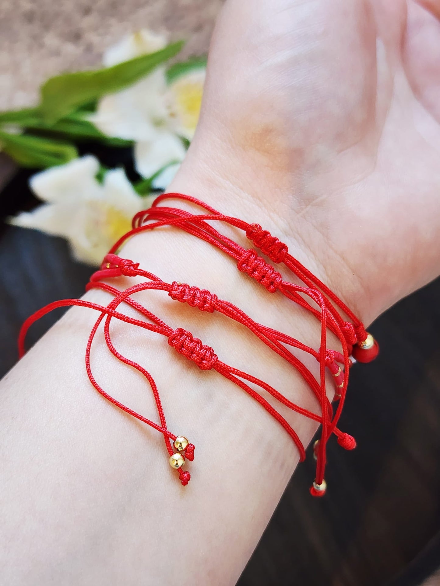 Lucky Protection Red String Bracelet- Evil Eye & Cross